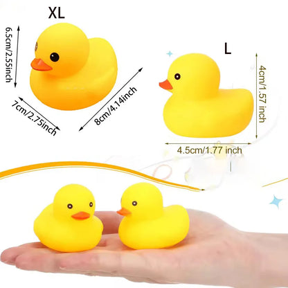 30-Piece Mini Rubber Duck Toy Set - Squeaky Swimming Ducks for Classroom Prizes, Home and Car Decor, Gifts, and Collectibles