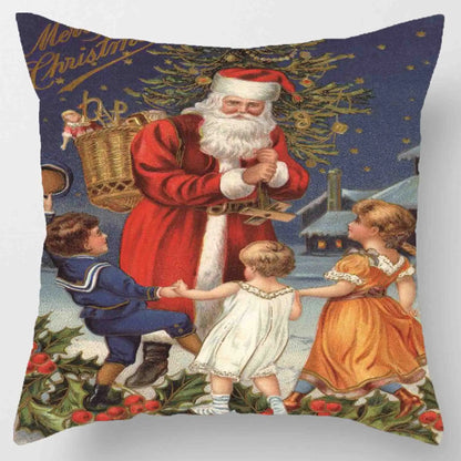 Christmas Pillowcase Set 45x45cm – Festive Cushion Covers for Home Décor & Holiday Gifts