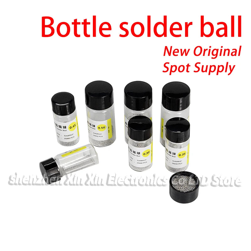 BGA Reballing Solder Balls Kit (0.2–0.76mm) – Leaded Repair Tool for Electronics Rework