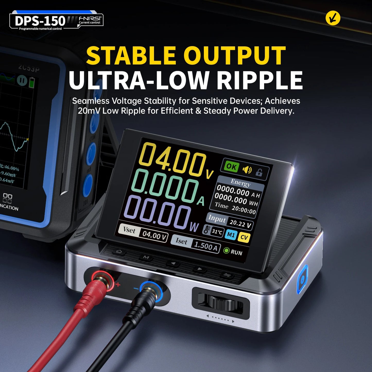FNIRSI DPS-150 Mini Laboratory DC Power Supply — Adjustable 30V 5A Digital Display CNC Regulator
