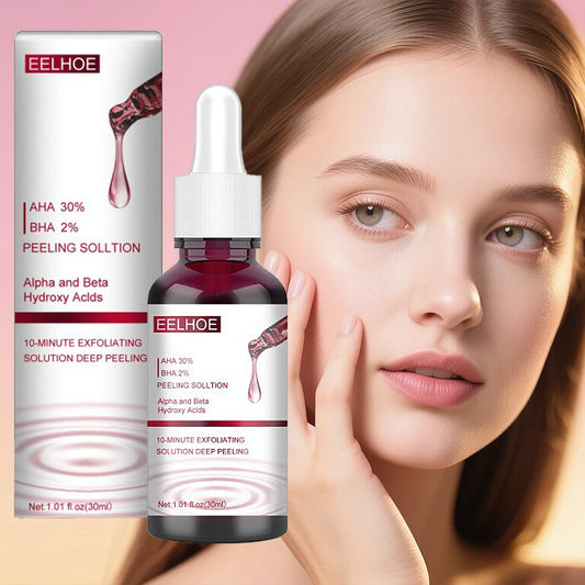 AHA 30% + BHA 2% Exfoliating Face Serum — Salicylic Acid Pore Shrink, Moisturizing & Oil Control Skin Care Essence