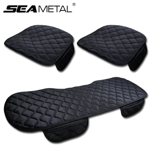 SEAMETAL Plush Anti-Slip Car Seat Cover Cushion – Soft Universal Auto Seat Protector Pad for Sedan, SUV & Pickup Truck Interior Accessories