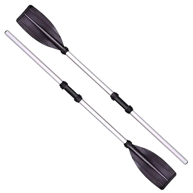 2 Pcs Aluminum Alloy Detachable Float Oars – Canoe Paddle Blade Replacement for Boat & Rafting