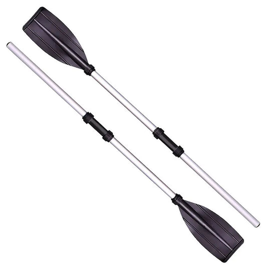 2 Pcs Aluminum Alloy Detachable Float Oars – Canoe Paddle Blade Replacement for Boat & Rafting