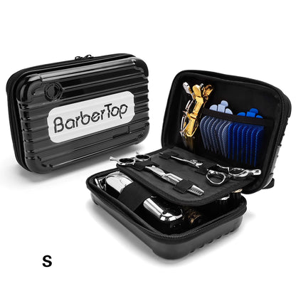 Portable Hair Scissors Case – Waterproof, Shockproof Barber & Beauty Tool Box for Trimmers, Styling & Makeup