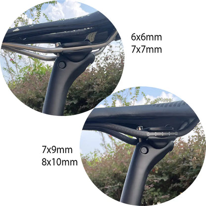 ELITAONE Carbon Fiber Bicycle Seat Post Base Cover Screw - Durable Replacement Part