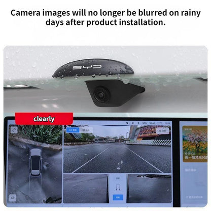 BYD Rear Camera Rain Cover – ABS Protective Shield for Dolphin, Atto 3, Yuan Plus, Seal, Song Plus & Seagull Rear View Camera Accessory