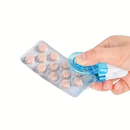 Portable Pill Taker & Remover with Medicine Box – Tablets & Pills Assistance Tool, New Design Pill Dispenser for Household Use