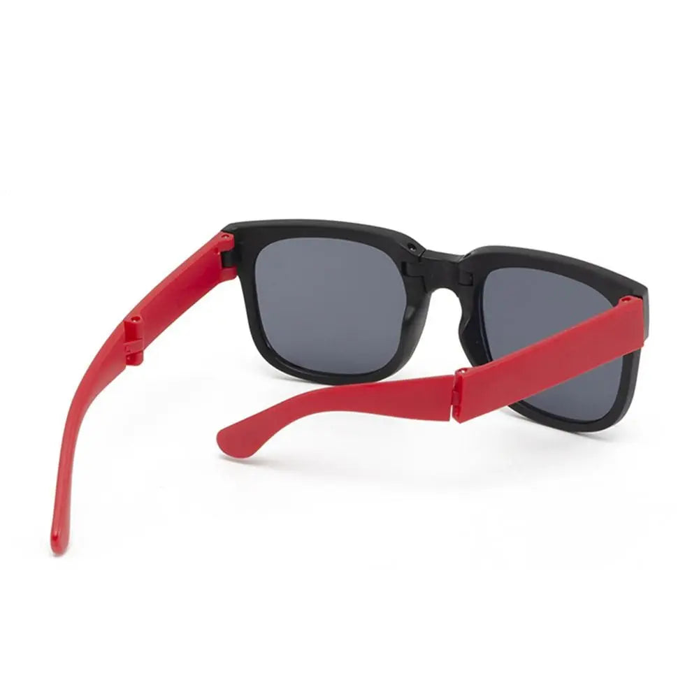 Square Frame Kids Sunglasses – UV400 Foldable Outdoor Eyewear for Toddler Boys & Girls