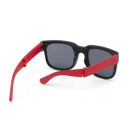 Square Frame Kids Sunglasses – UV400 Foldable Outdoor Eyewear for Toddler Boys & Girls
