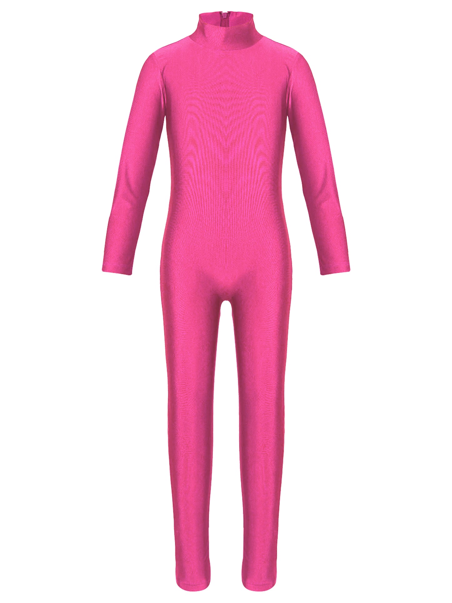 Kids Girls Full Body Gymnastics Bodysuit, Ballet Dance Jersey Leotard, Jumpsuit Sports Unitard, Children Dancewear and Sportswear