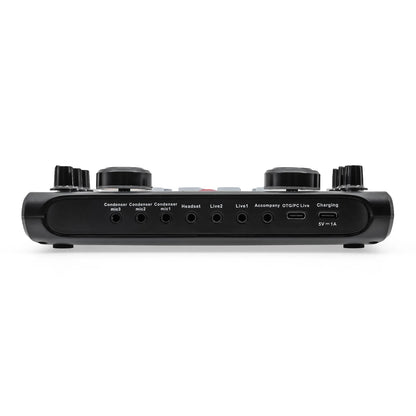 HD X60 Professional Sound Card – English Version Audio Mixer for Karaoke, KTV, Singing, and Live Broadcast