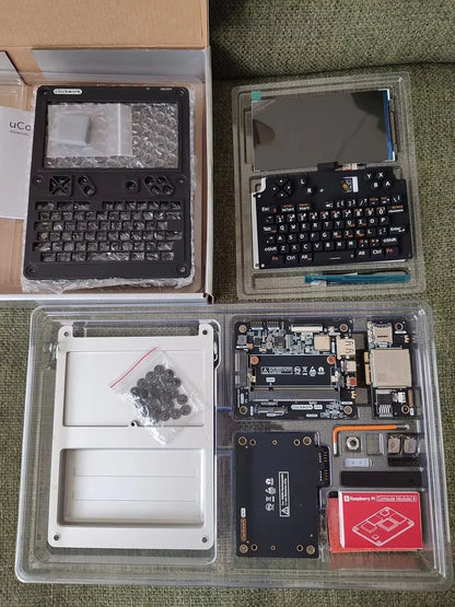 ClockworkPi uConsole V3.14 DevKit - Retro Open-Source Handheld Console with HDMI 2.0 Output, Unassembled