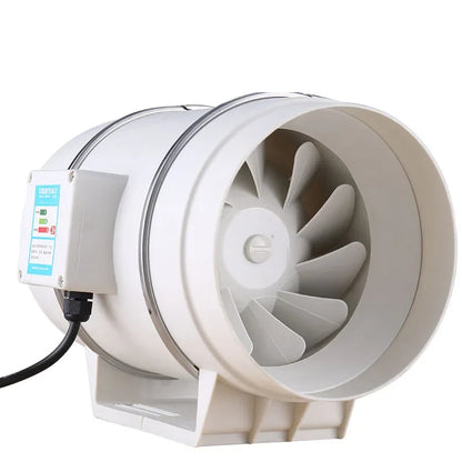 Silent Inline Exhaust Fan | 4/5/6 Inch Bathroom, Kitchen, Toilet Ventilator, 220V Wall Extractor Pipe Duct Fan