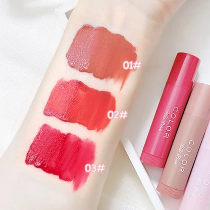 Cute Red Tint Lipstick Set – Moisturizing Colored Lip Balm with Anti-Drying & Fade-Resistant Lip Care Cosmetics
