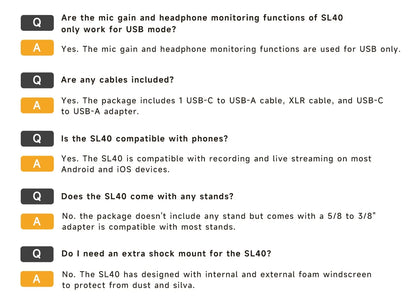 FDUCE SL40X/SL40 Dynamic Microphone — Metal Headset with Sound Insulation, Ideal for Podcasts, Live Broadcast & Gaming