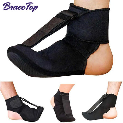 Compression Plantar Fasciitis Night Splint Sock – Orthopedic Foot Support Brace for Drop Foot Relief, Soft Stretching Foot Boot Splint