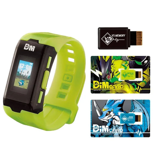 Genuine Digimon Adventure VITAL Bracelet Toy – DIM Card, Impmon Action Figure & Collectible Scale Model