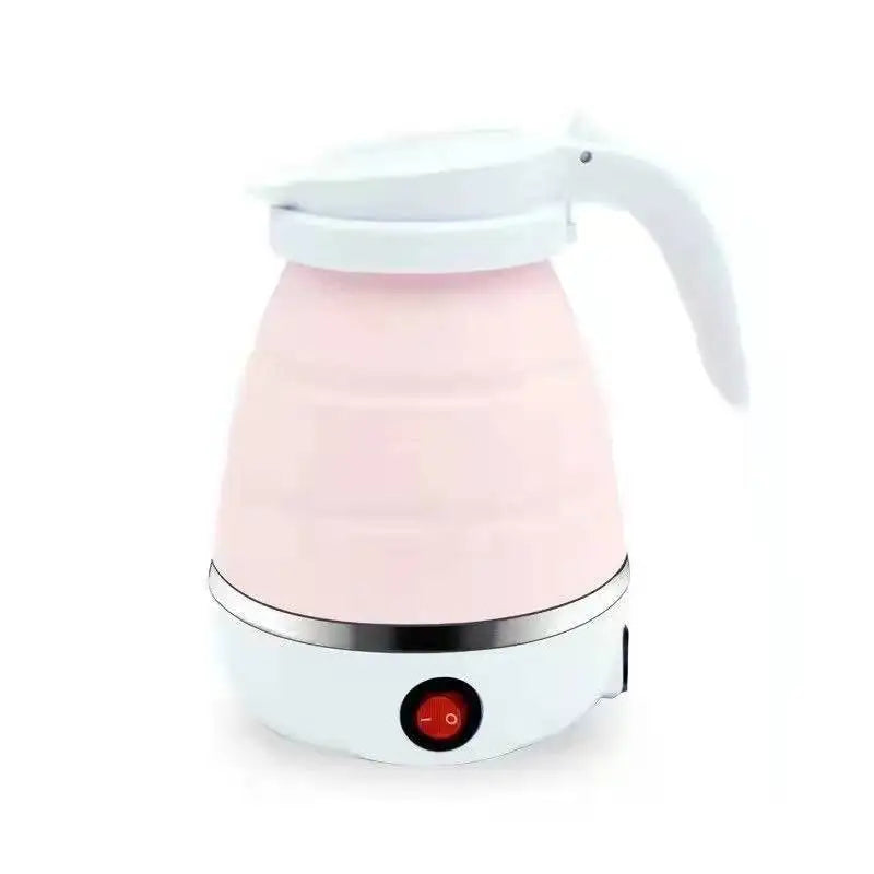 Portable 600ML Folding Electric Kettle – Travel & Camping Electric Water Heater, Foldable Design