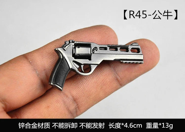 1/6 Scale Miniature Gun Set – Plastic P92, M1911, 98K, MP5K Rifles for 12" Action Figure Doll Accessories