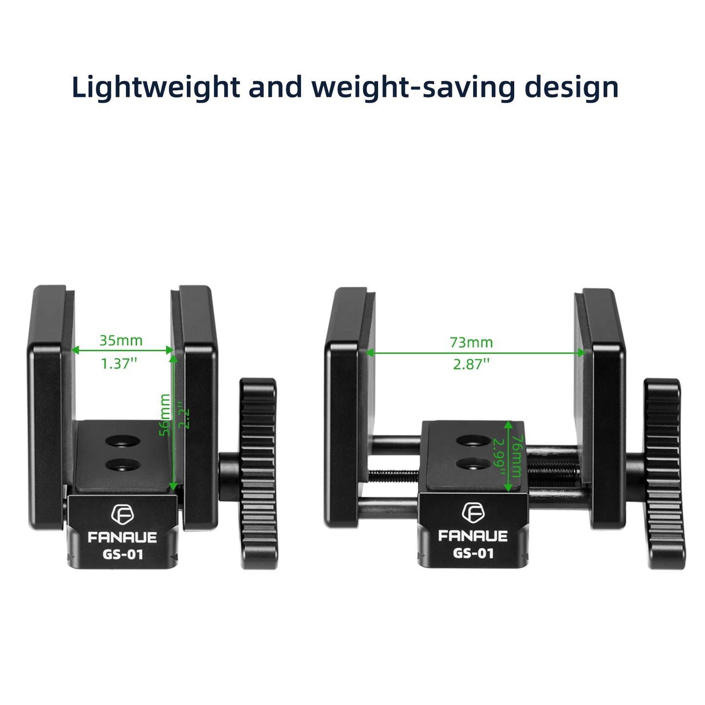 FANAUE GS-01 Saddle Mount Rifle Clamp Adapter – Hunting Tripod with Arca Swiss QR Plate