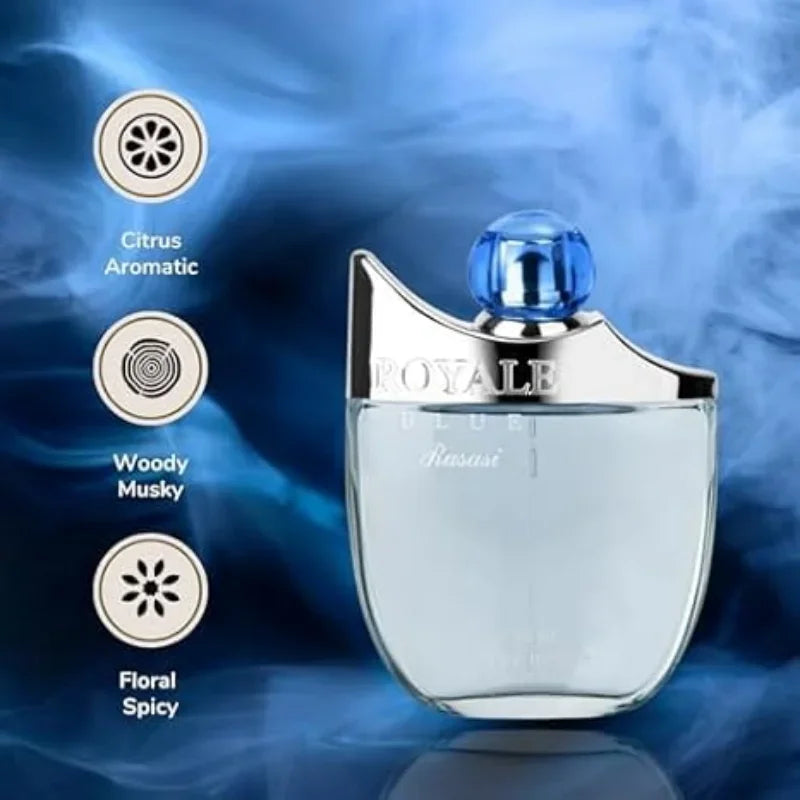 75ml Original Royal Hombre Perfume – Long-Lasting Masculine Cologne with Strong & Attractive Scent