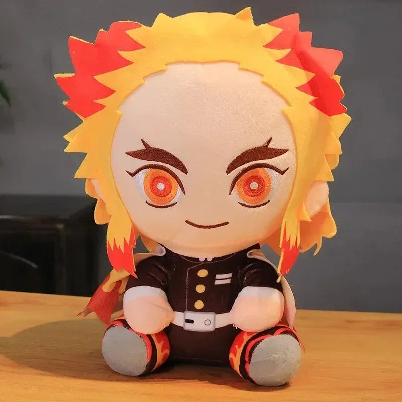 20cm Demon Slayer Plush Dolls — Kamado Tanjirou, Nezuko, Zenitsu & Kyoujurou Anime Toys | Kids Gifts from Kimetsu No Yaiba