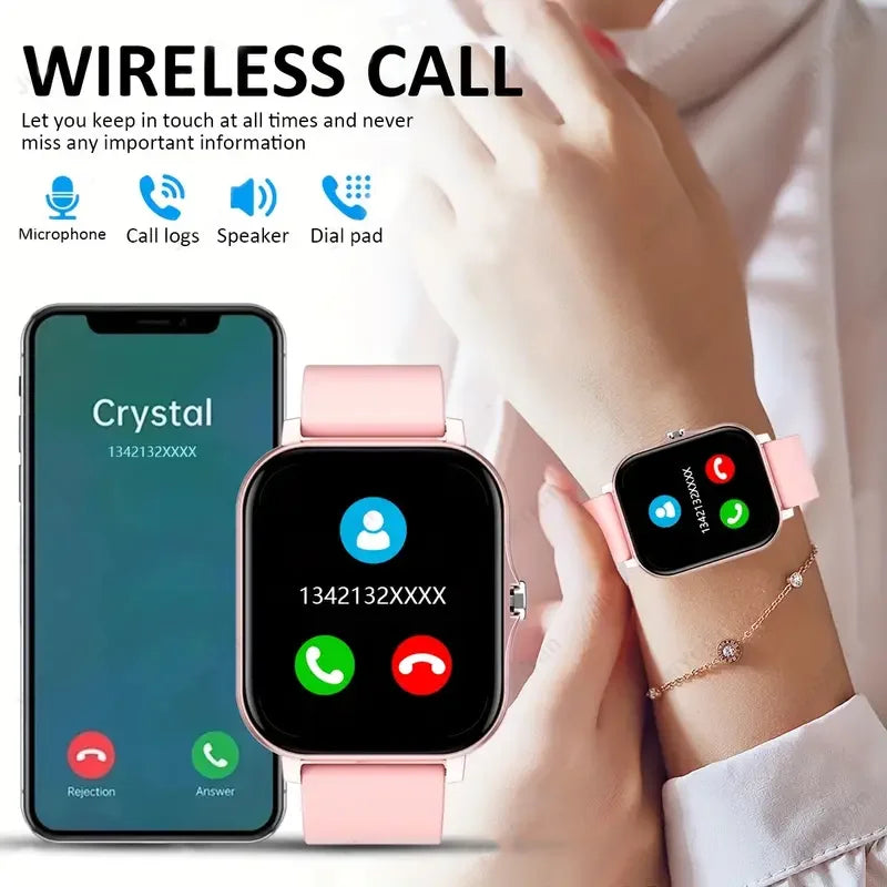 KESHUYOU 2025 Smartwatch – Bluetooth Talking, Blood Oxygen & Blood Pressure Monitor for Men & Women, Holiday Gift Watch