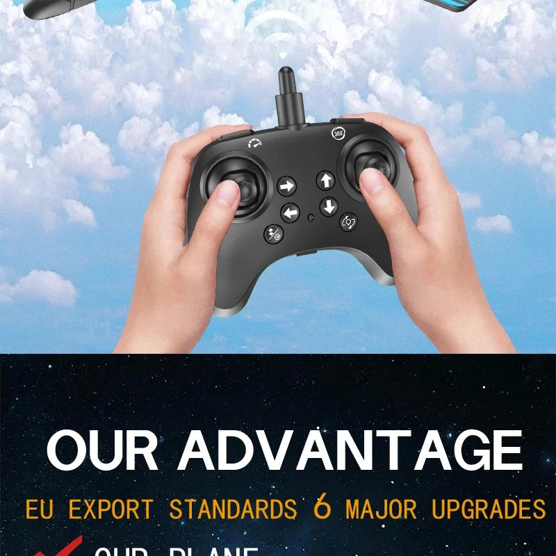 2.4G Remote Control Fighter Foam Glider – LED Stunt UAV Helicopter Aircraft Model