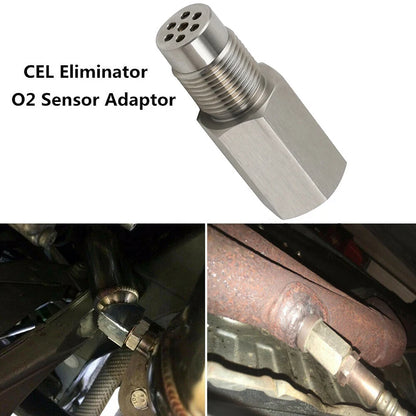 Universal Stainless Steel SS304 O2 Sensor Spacer Adapter – M18X1.5, Mini Catalyst for Check Engine Light (CEL) Fix