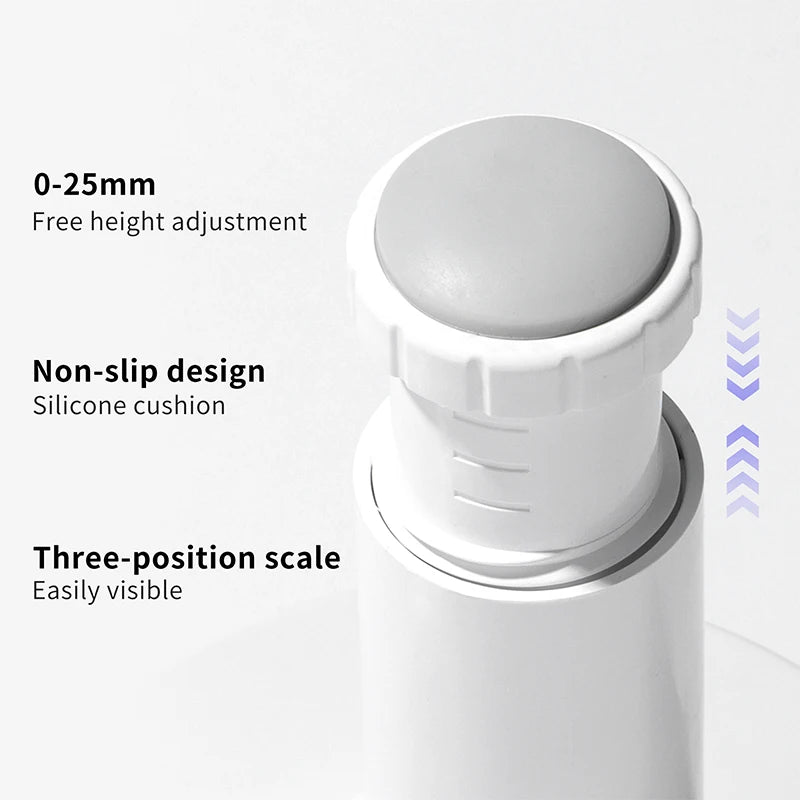U-Shaped Nail Arm Rest Stand - Adjustable Manicure Pillow with Microfiber PU Leather Cushion for Hand Rest