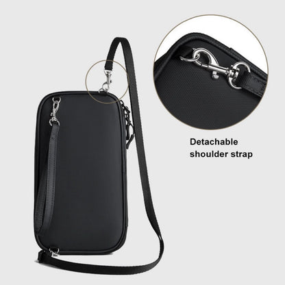 Travel Wallet Passport Holder Crossbody Bag – Card Organizer Neck Pouch for Documents & Tickets