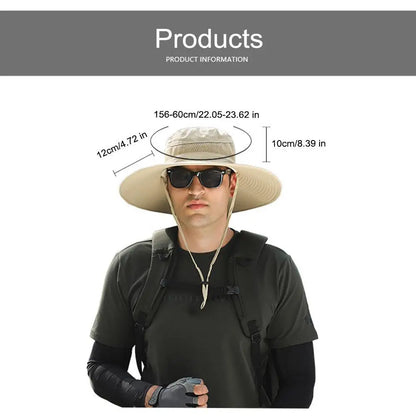 Solar Powered Fan Hat – Outdoor Camping & Fishing Sun Protection Cap with Portable Cooling Fan