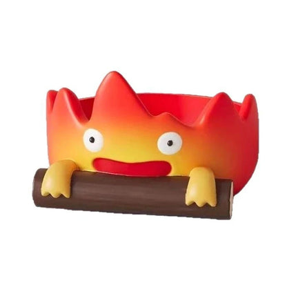 Casifa Resin Fireperson Tray – Creative Anime Key Holder & Decor for Indoor/Outdoor, Christmas & Halloween Gift