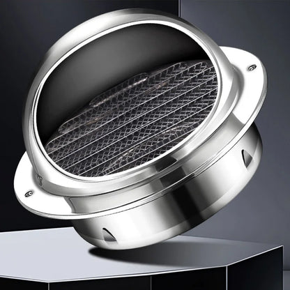 Stainless Steel Wall & Ceiling Air Vent Cover – Waterproof Exhaust Grille for Heating & Cooling