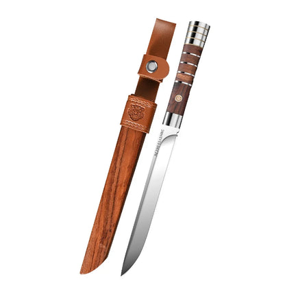 M390 Stainless Steel Meat Cutting Knife Set – 62 HRC Ultra-Sharp Butcher Knives for Meat and Fruit Preparation
