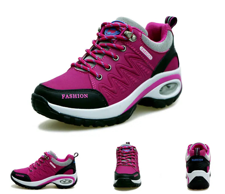 Women’s Sports Shoes – Platform Sneakers, Non-Slip Hiking & Running Shoes, Casual Low Top Footwear for Outdoor Activities