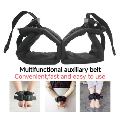 Limb Restraint Straps - Adjustable Hand & Foot Safety Supports for Bedridden Care