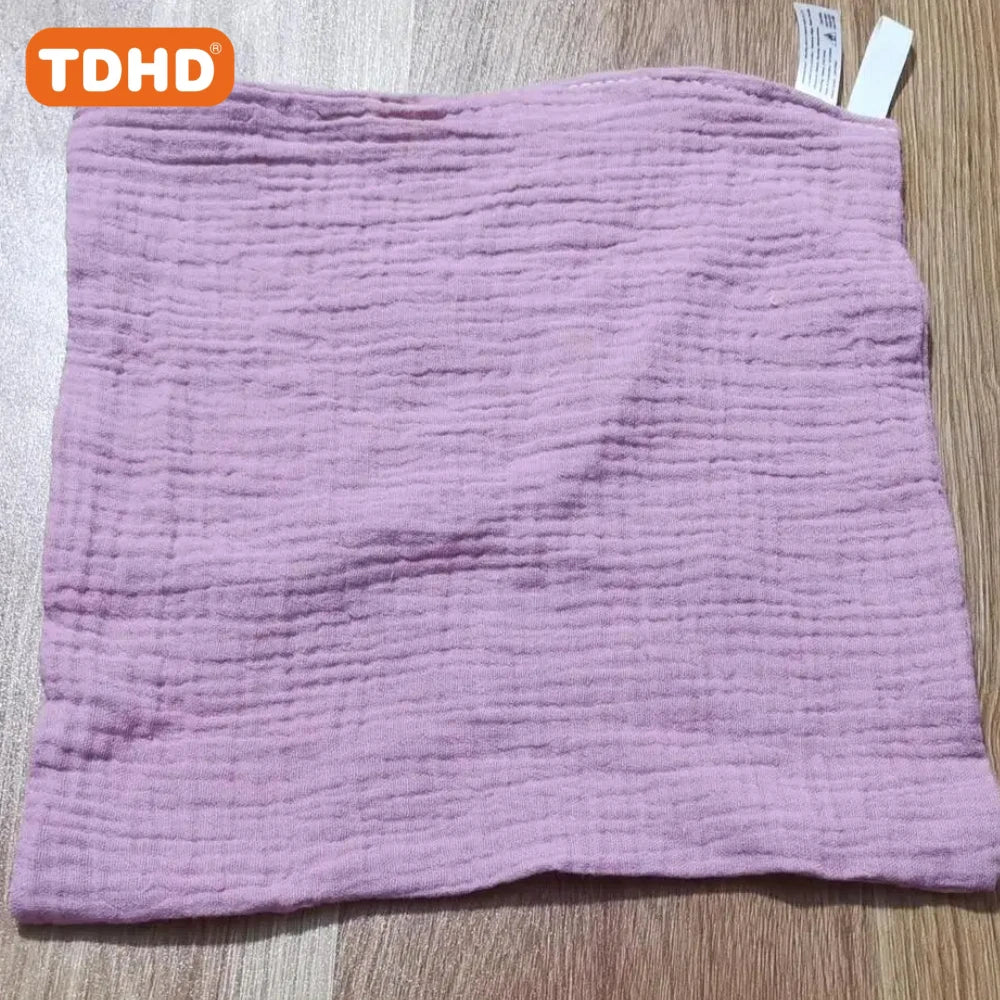 TDHD 5PCS Baby Towels – Soft Cotton Muslin Squares for Newborns, Infant Hand, Bath, Shower, and Face Use