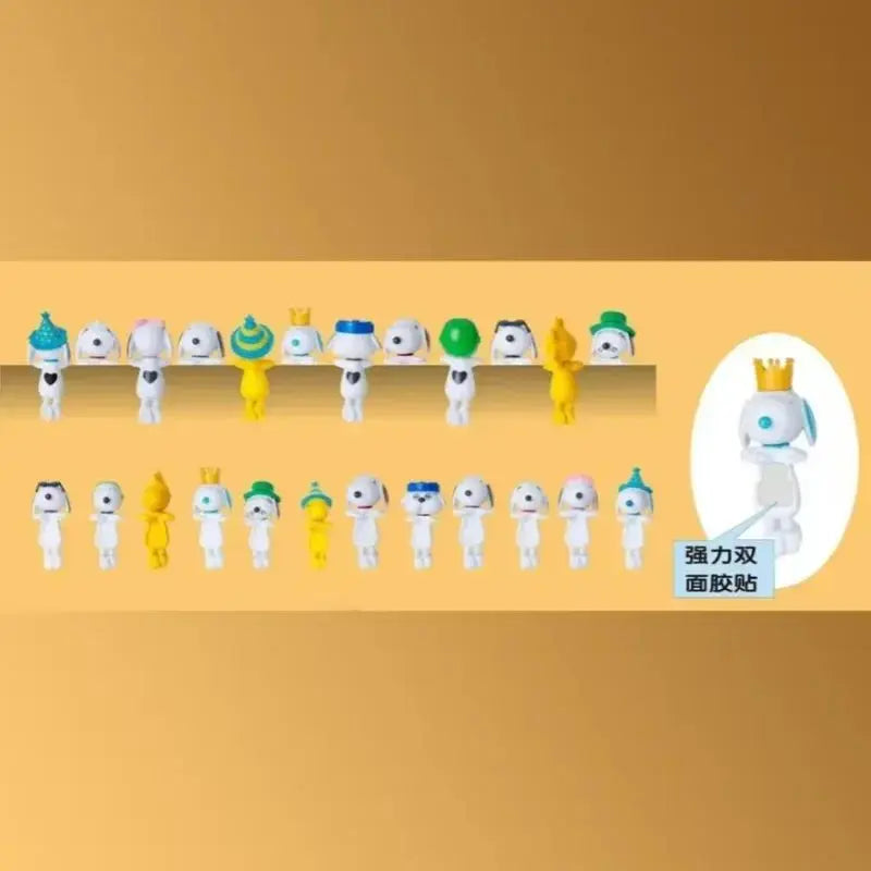 Hipper Angel Snoopy Blind Box | Kawaii Mini Anime Figure for Phone & Computer Decor