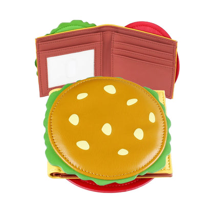 Burger-Shaped Cute Women's Wallet – Designer Men's ID Card Holder | Unique Fashion Accessory