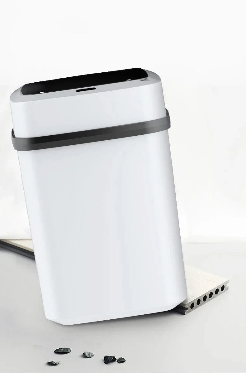 Smart Automatic Trash Can — Household Toilet & Bathroom Waste Basket with Lid, Motion Sensor 2025