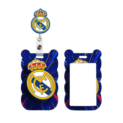 Spanish Football Neck Strap Lanyard – Cartoon Badge Holder ID Card for Kids, Students, Girls & Boys Gift