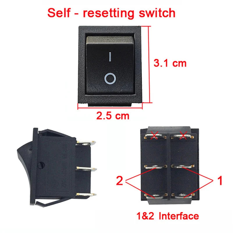 Kids Electric Ride-On Car Switch - Replacement Power Switch for Toy Cars, Motorcycles & Remote Control Vehicles