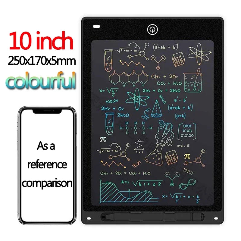 10/12 Inch LCD Writing Tablet - Drawing Board for Kids, Graffiti Sketchpad and Handwriting Blackboard, Magic Toy Gift