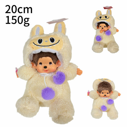 Disney 20cm Kawaii Plush Toy – Stitch Mickey Totoro Stellalou Linabell Stuffed Doll Gift
