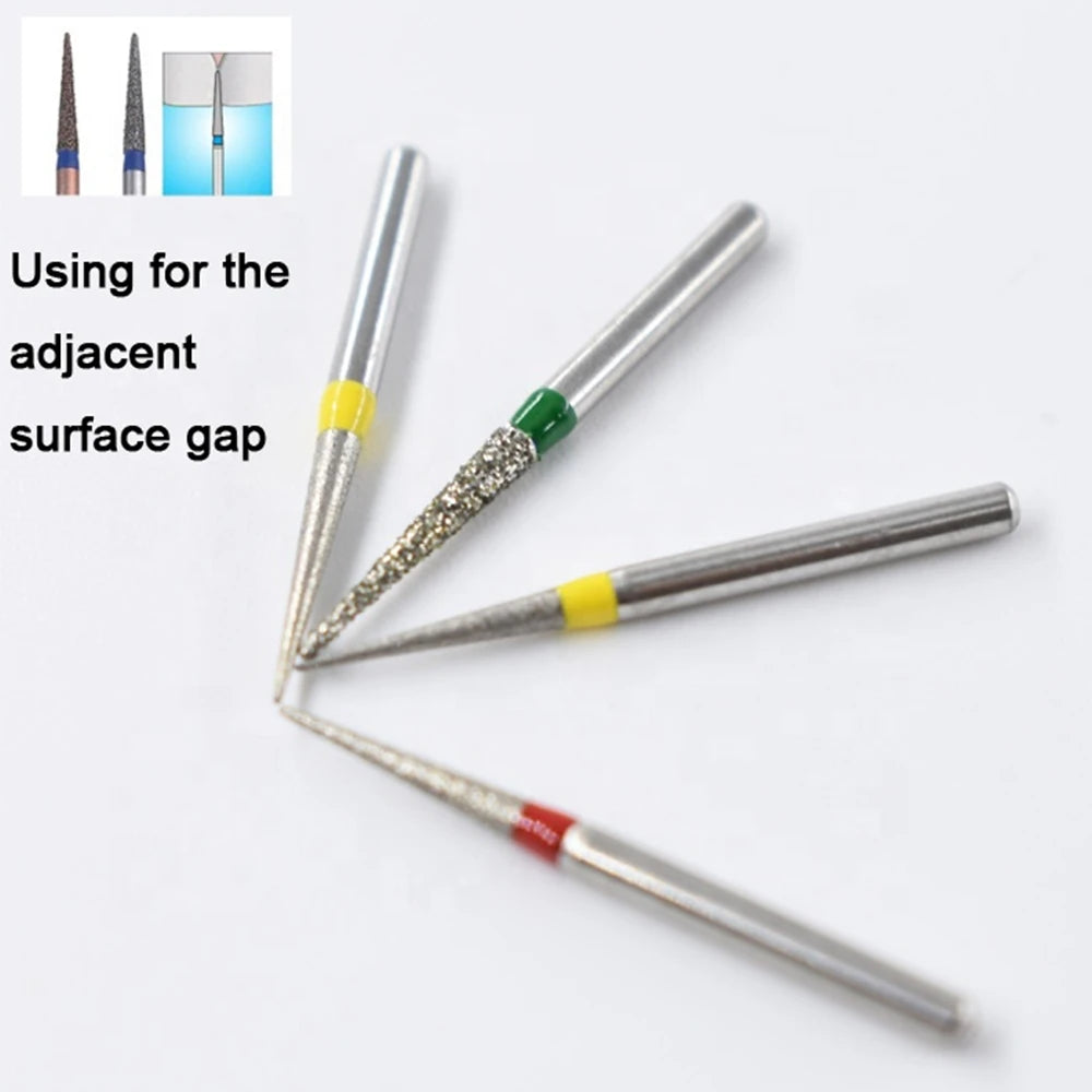 5pcs FG Dia 1.6mm Dental Drills – High-Speed Handpiece Diamond Burs for Teeth Whitening