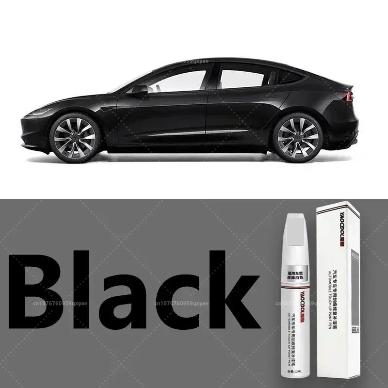 Tesla Model 3/Y/X Pearl White Paint Repair Pen – Touch-Up Kit for Auto Paint Restoration