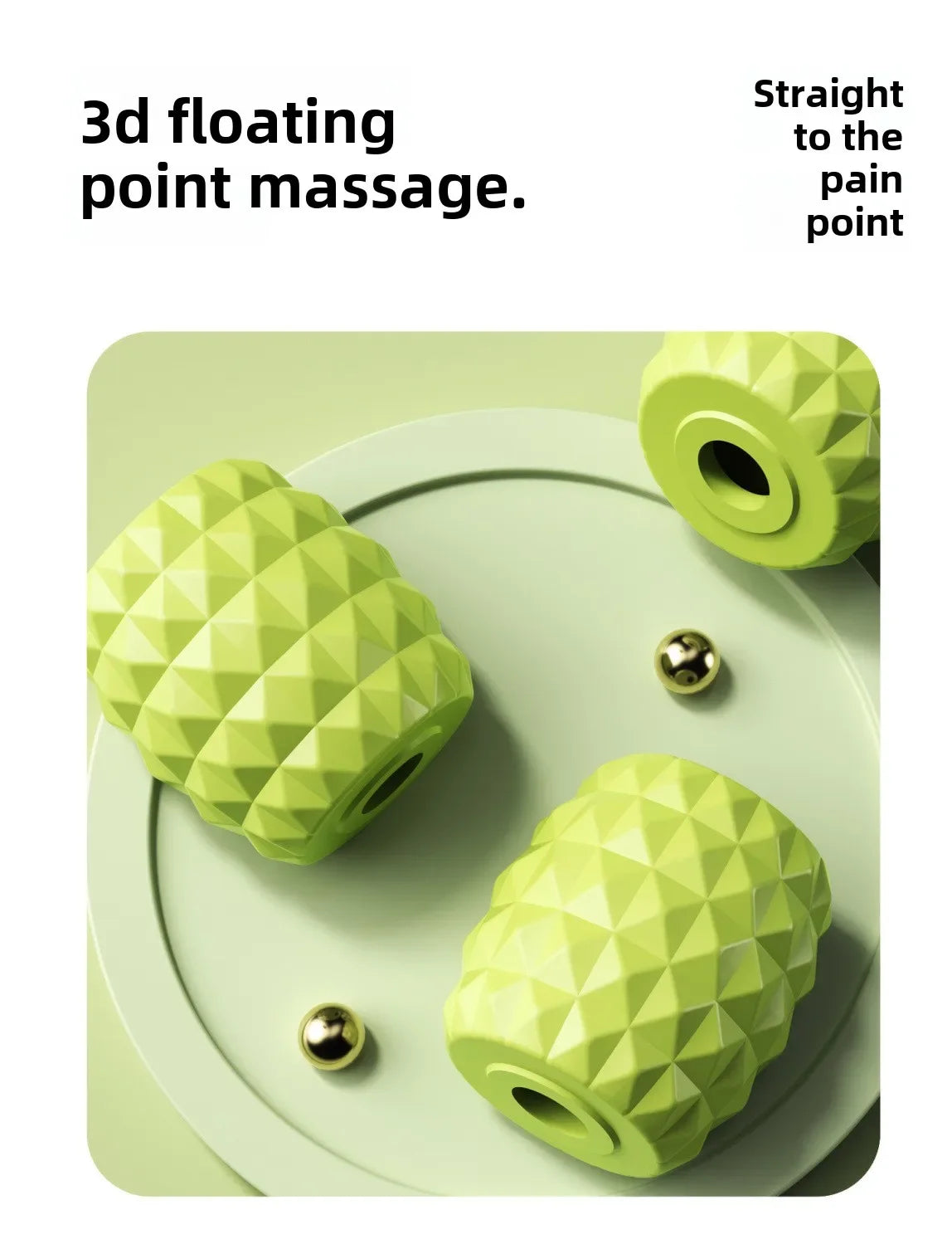 9/12/18-Round Circular Leg Massager – Muscle Stretching & Slimming Roller Clamp for Legs