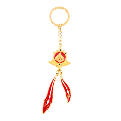 Genshin Impact Venti Eye Keychain 1:1 – Luminous Anime Cosplay Key Ring Backpack Pendant Gaming Accessories Gift